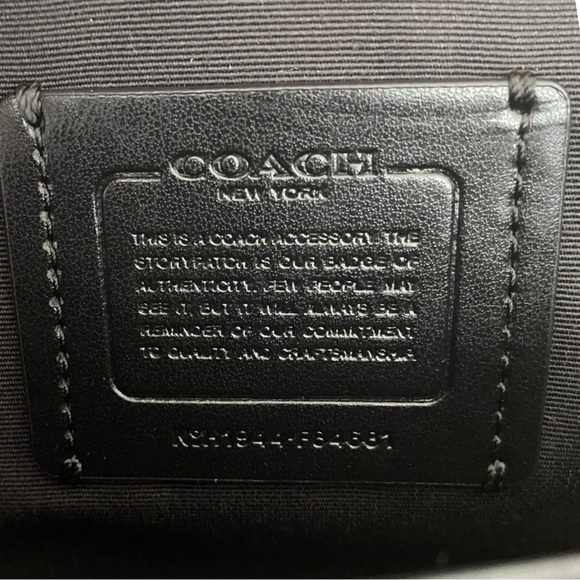 COACH Terrain Pouch In Colorblock Signature Canvas - Picture 5 of 11